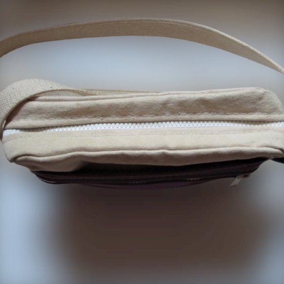 PORT CANVAS Cross Body Bag Purple - Picture 3 of 12